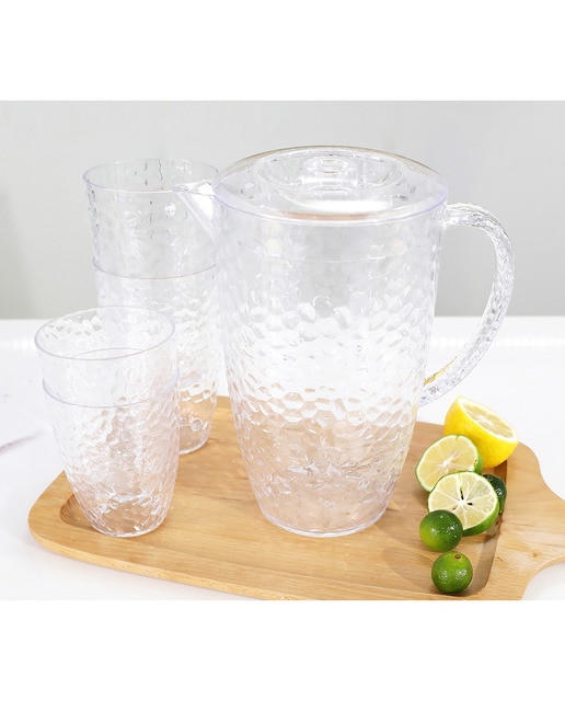 Imagen 0 de Jarra de 2,4 litros + 4 vasos de poliestileno libre