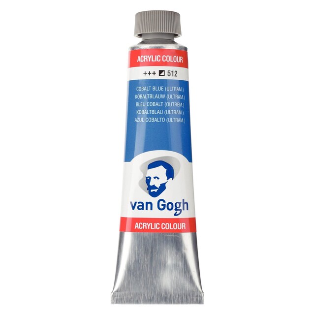 Imagen 0 de Tubo de pintura acrílica de 40 ml Van Gogh azul cobalto ultramar