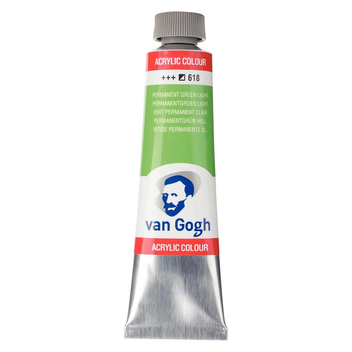 Imagen 0 de Tubo de pintura acrílica de 40 ml Van Gogh verde permanente claro