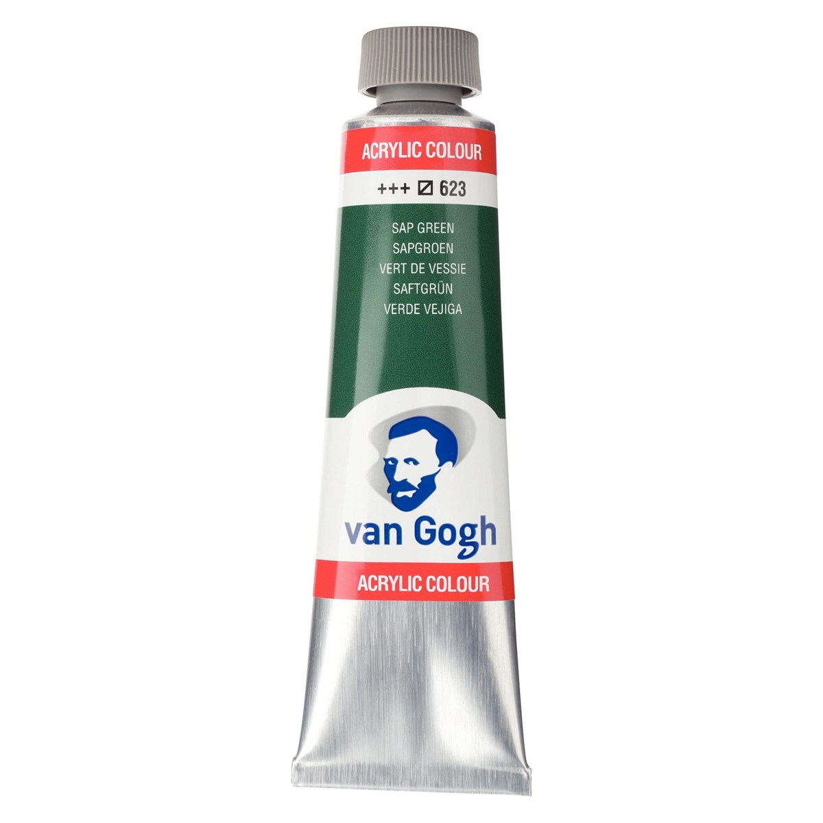 Imagen 0 de Tubo de pintura acrílica de 40 ml Van Gogh verde vejiga