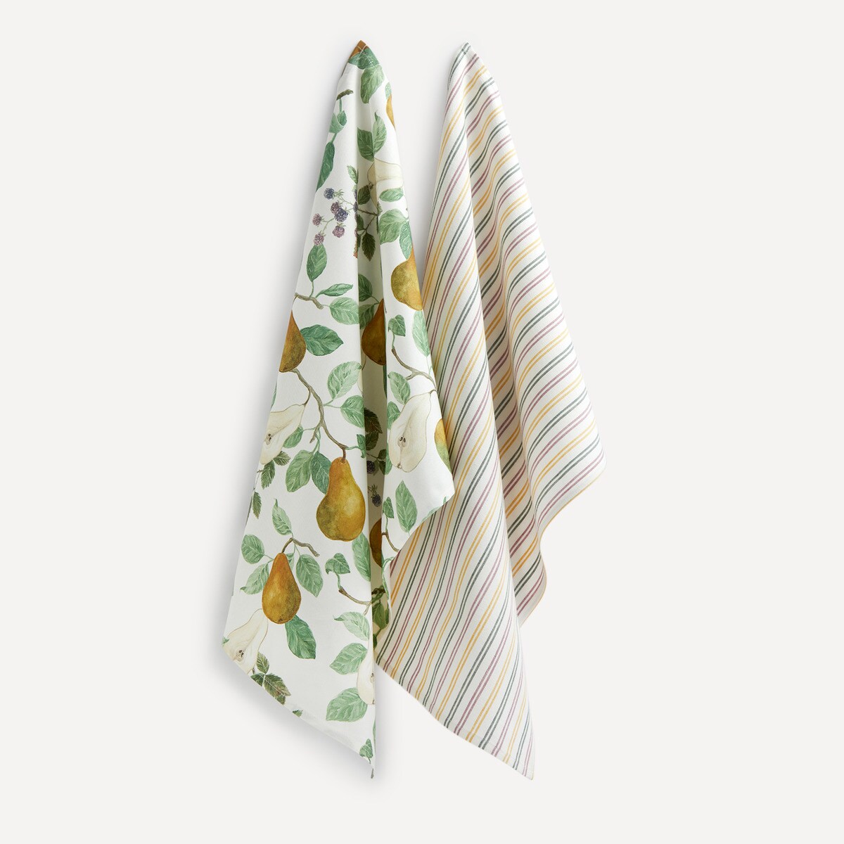 Lot de 2 torchons de cuisine Pears