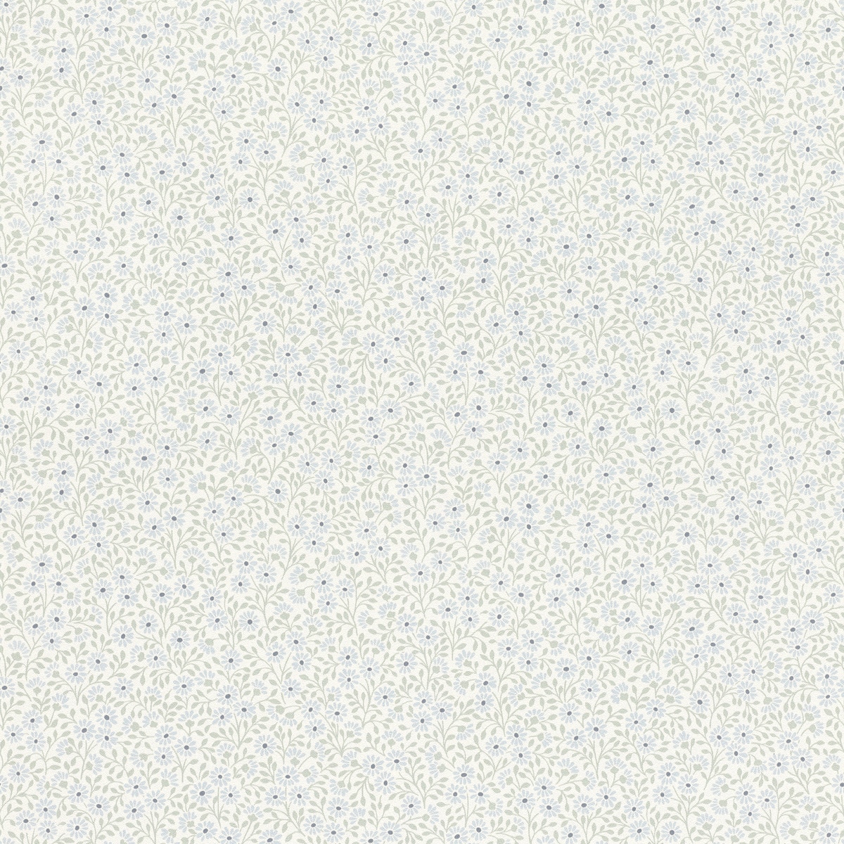 Papel pintado infantil TNT Florecillas Dreams Rasch Azul-1