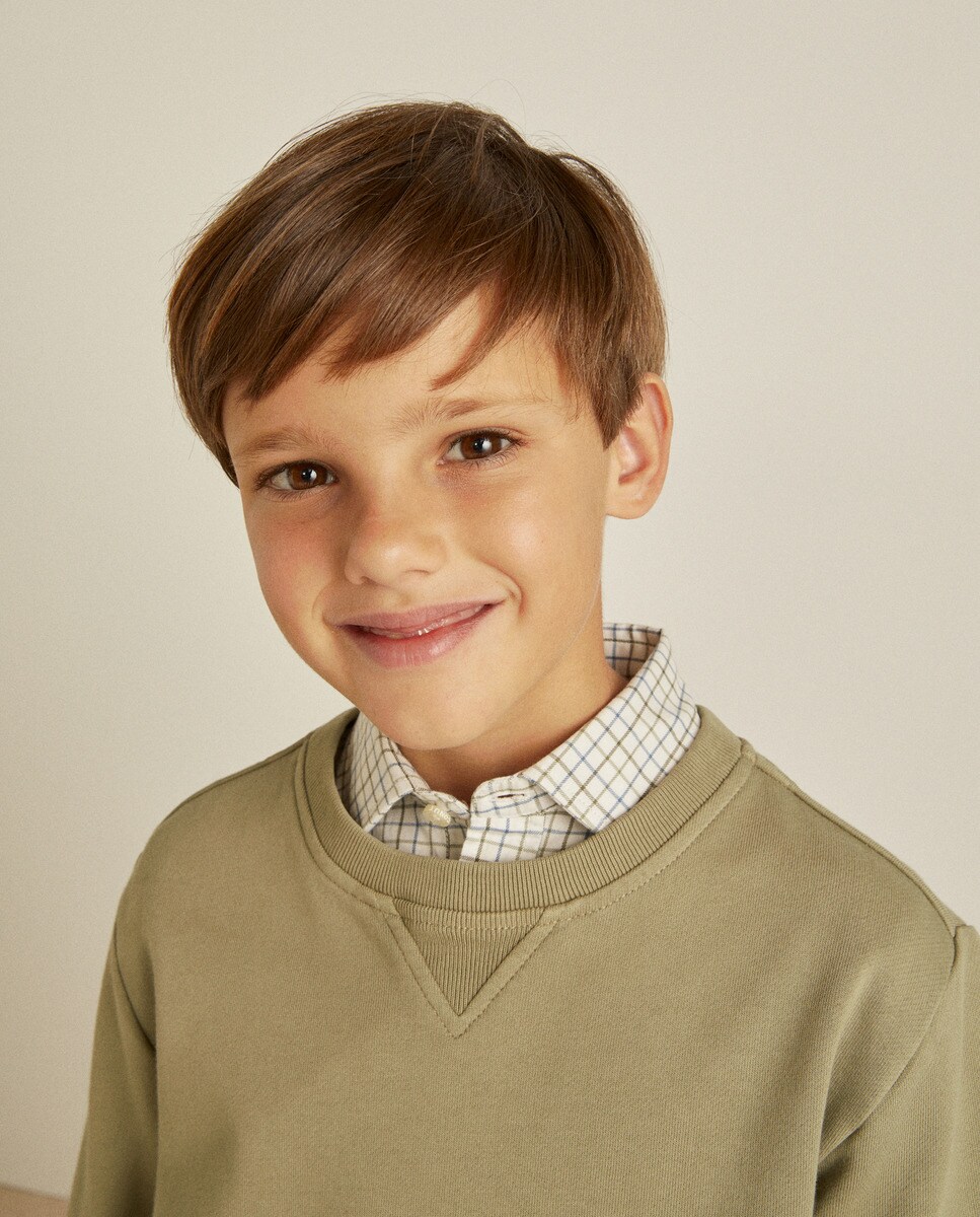 Sweat manches longues col rond