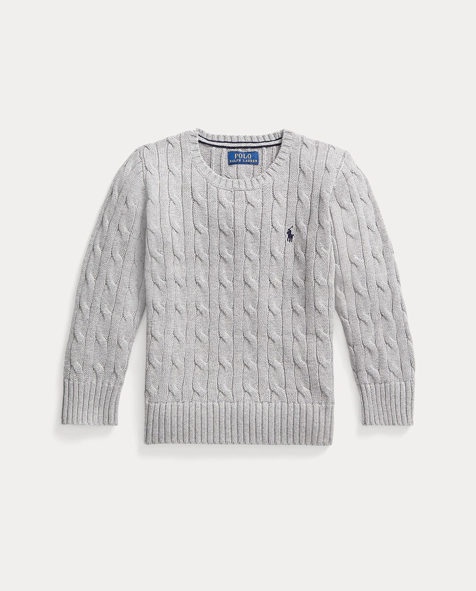 Pull en maille torsadée