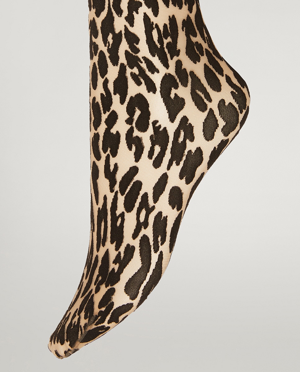 Collants com Animal Print 20 Deniers Multicolor-4