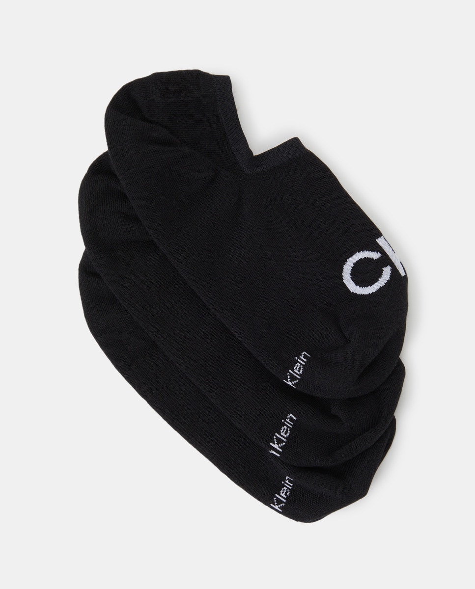 Pack de Três Pares de Pezinhos Lisos Preto-1