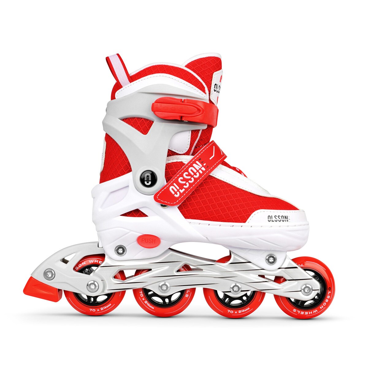 Patines en línea Halley Olsson and Brothers Rojo / Blanco-1