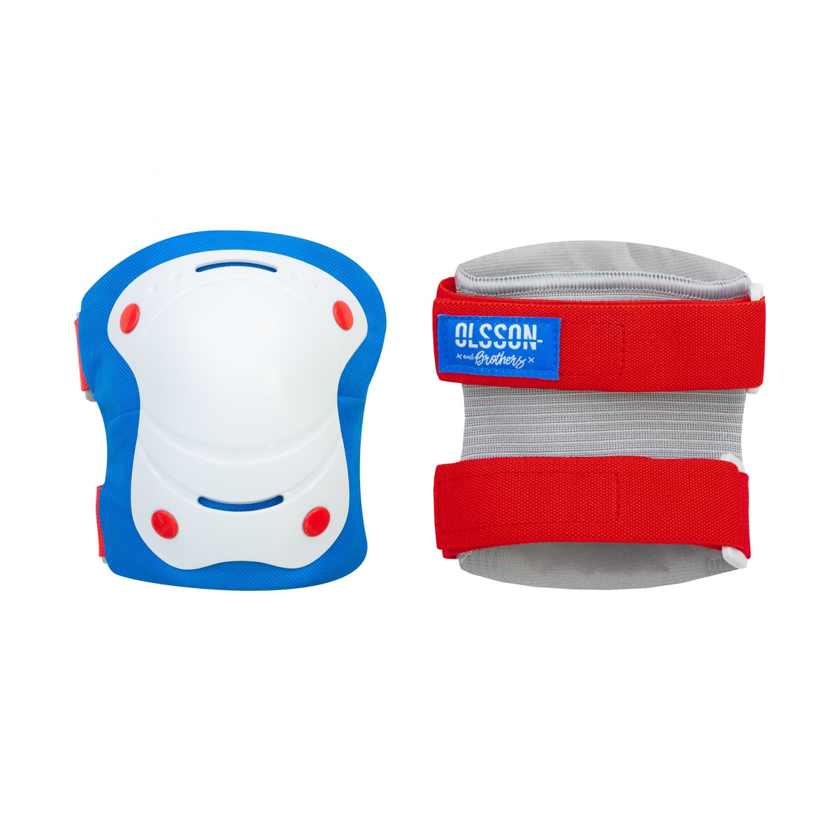 Set protecciones niños Olsson and Brothers Blanco / Azul / Rojo-4