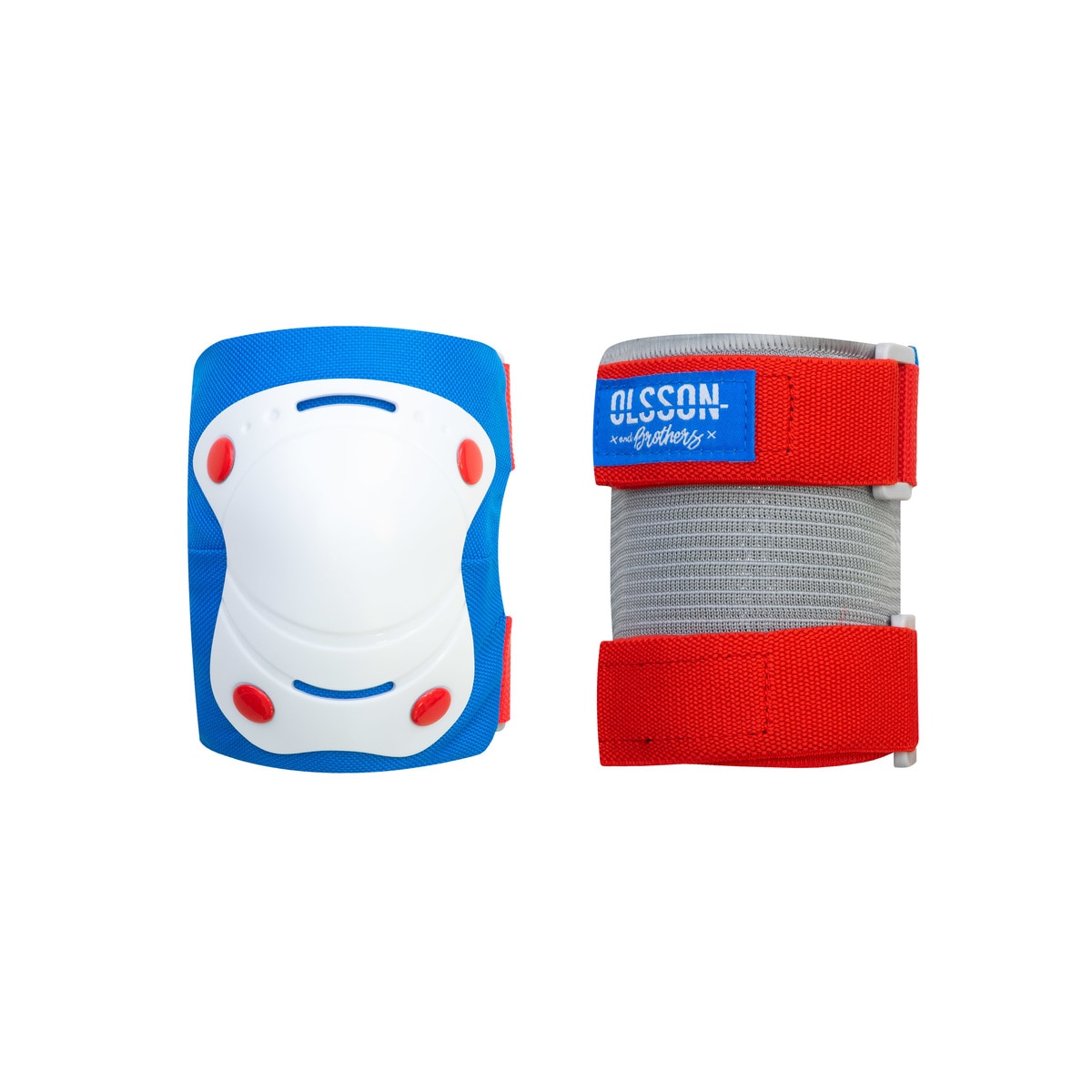 Set protecciones niños Olsson and Brothers Blanco / Azul / Rojo-2