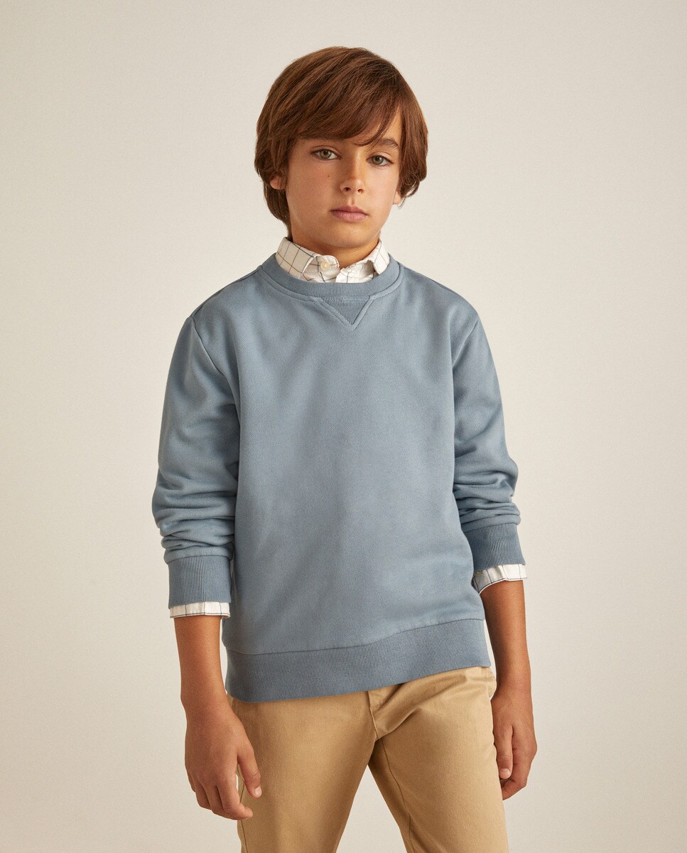 Sweat manches longues col rond