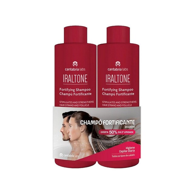 Imagem 0 de Duo Champô Iraltone Fortificante 50% Desconto na 2ª emb. - 2x400 ml