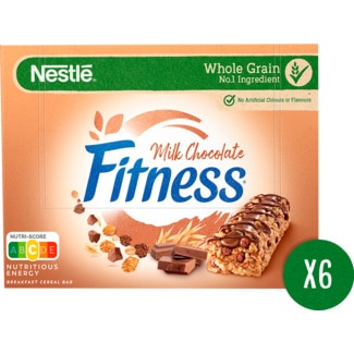 Barras Fitness Delice Milk Chocolate embalagem 135 g - Nestlé Fitness