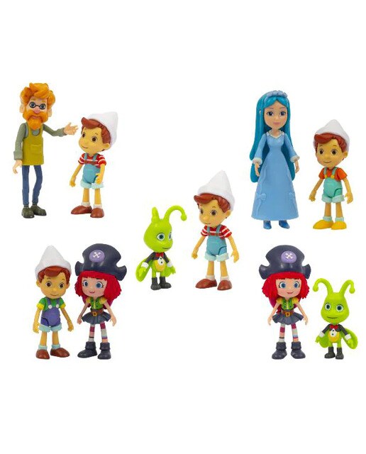 Imagem 0 de Pinóquio Conjunto 2 Figuras Sortido