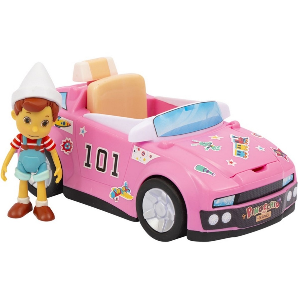 Imagem 0 de Pinóquio Carro com Figura - Artigo Sortido. Envio realizado de forma aleatória