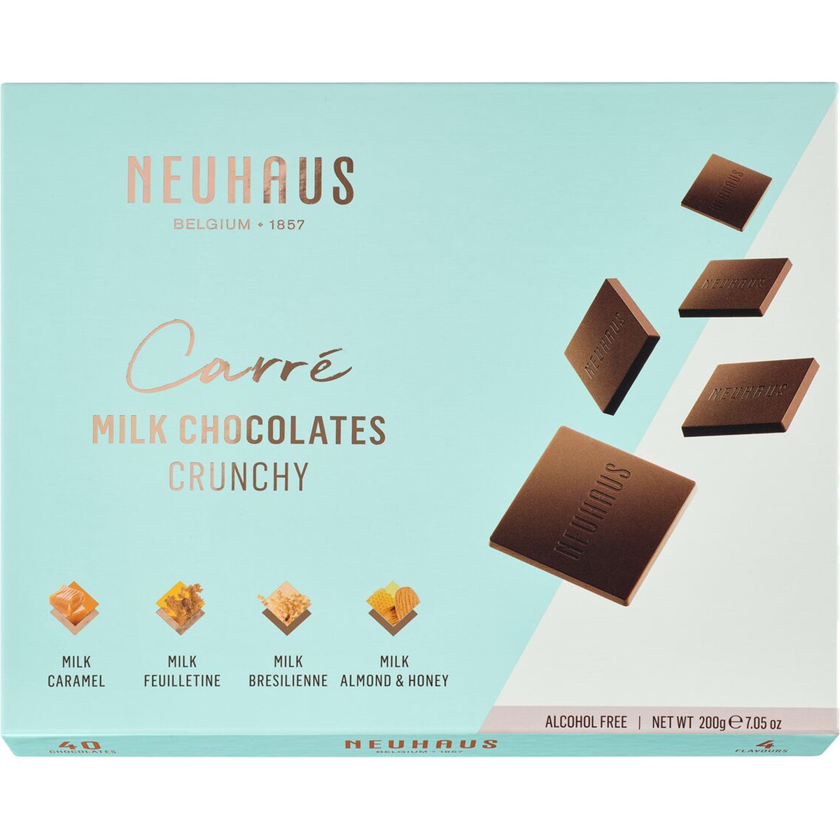 Napolitanas Crunchy 40 Unidades embalagem 200 g