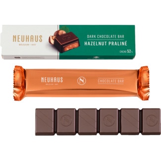 Chocolate Preto com Praliné de Avelã embalagem 50 g - Neuhaus