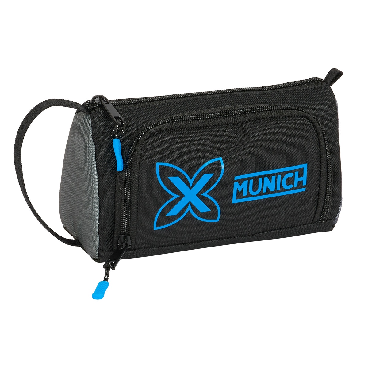 Imagen 0 de Portatodo con bolsillo desplegable lleno Munich "Iron"   negro iron