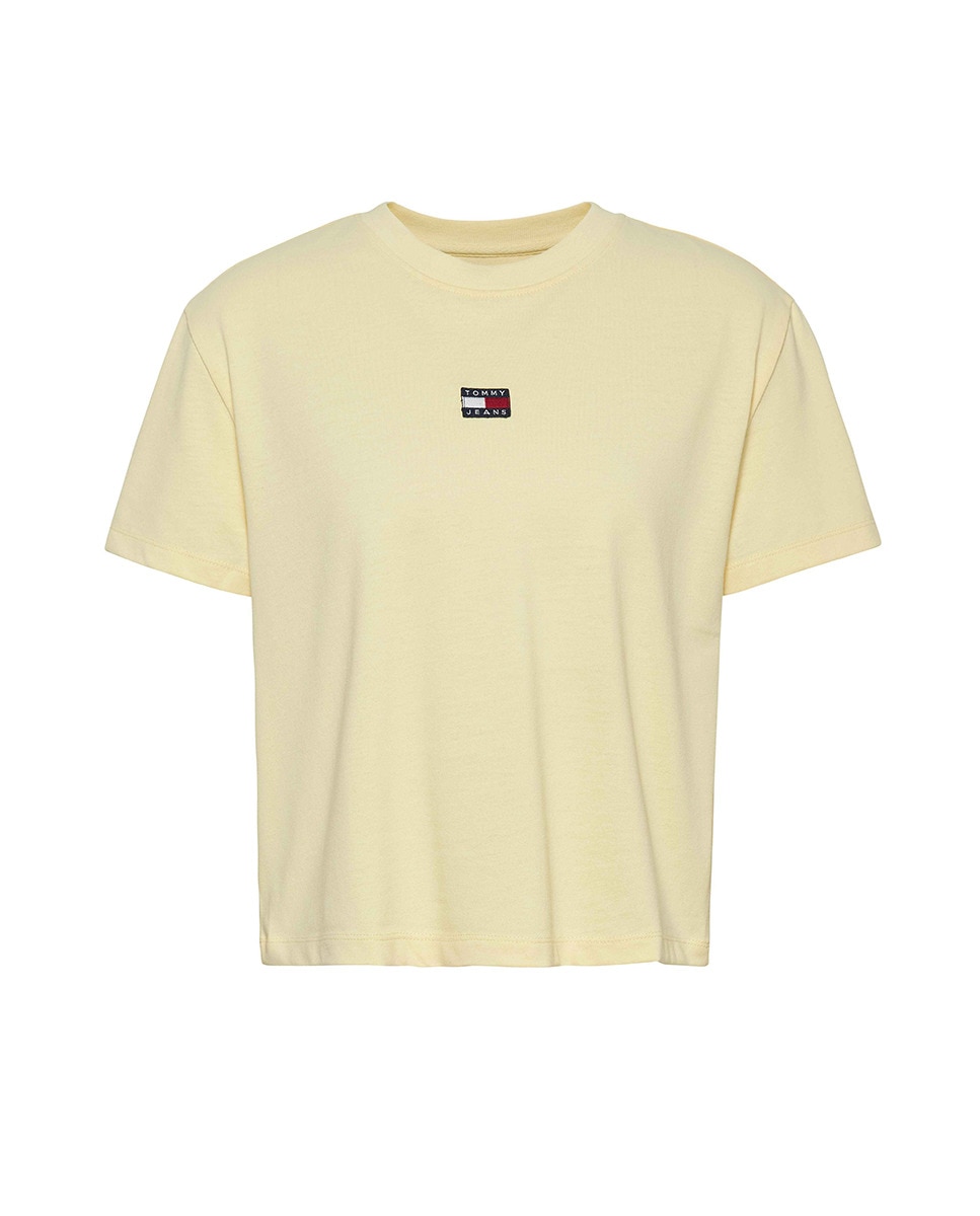 Tshirt à manches courtes coupe classique et col rond.