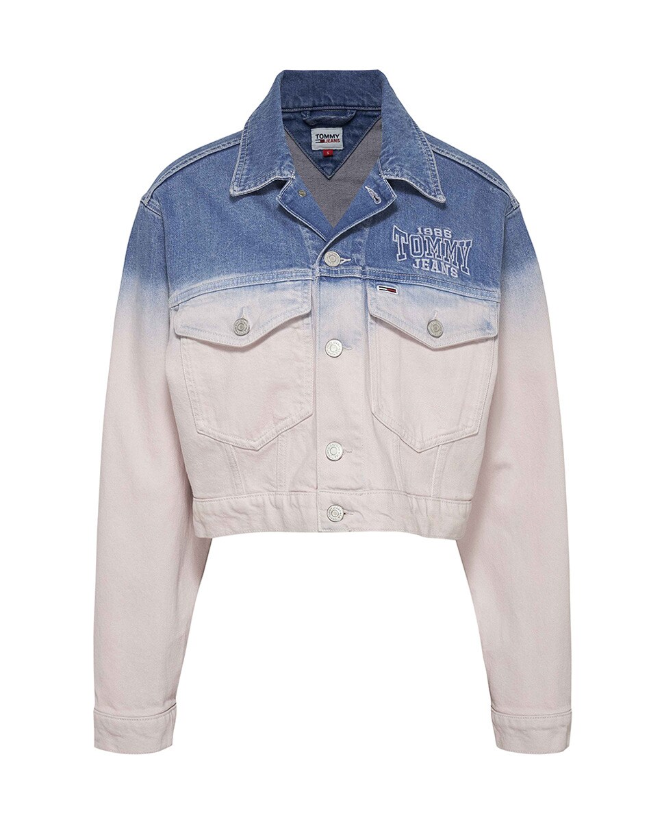 Veste en jean Claire coupe crop