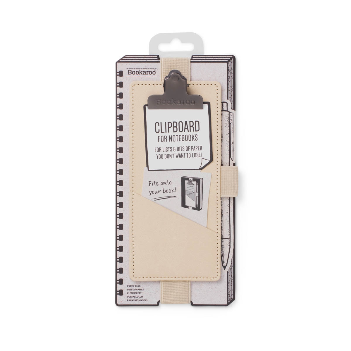 Portapapeles para libros y libretas That Company Called If crema 1