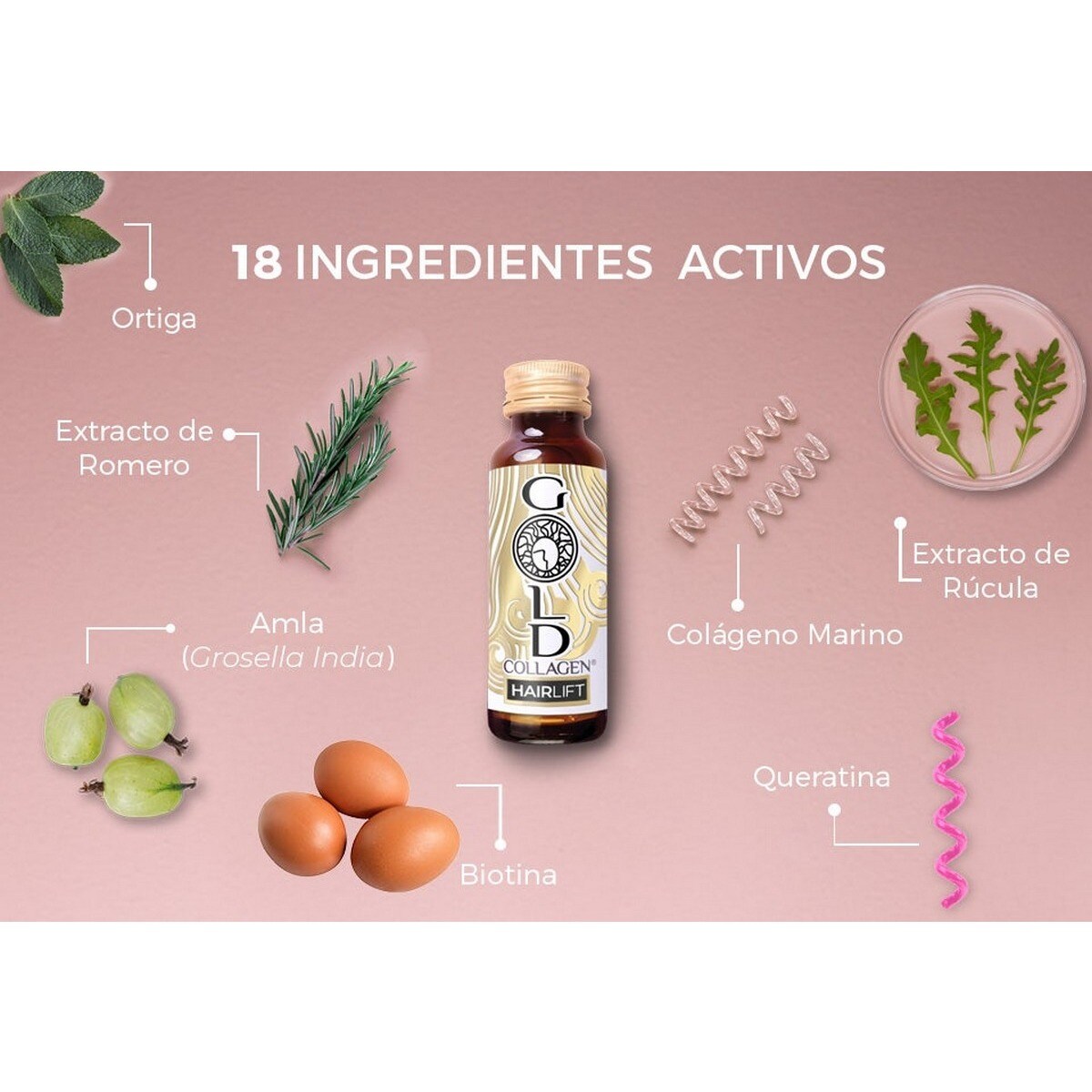 Suplemento Alimentar HairLift Ampolas - 10x50 ml 4