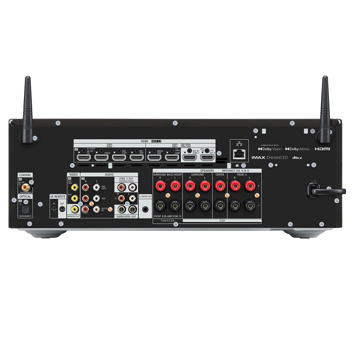 Amplificador A/V Sony TA-AN1000 7.2 Canales, 8K Negro-3