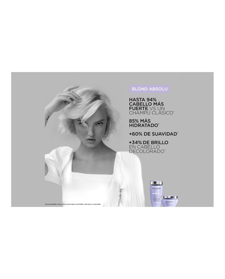 Recarga De Champú Para Cabello Con Mechas Blond Absolu Bain Lumière Kérastase 8