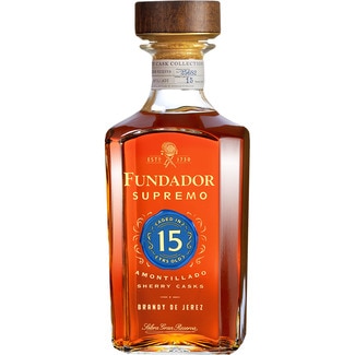 Supremo brandy solera gran reserva amontillado 15 años DO Jerez-Sherry botella 70 cl - Fundador