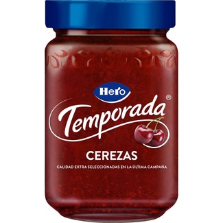 mermelada de cerezas de temporada de España frasco 350 g - Hero