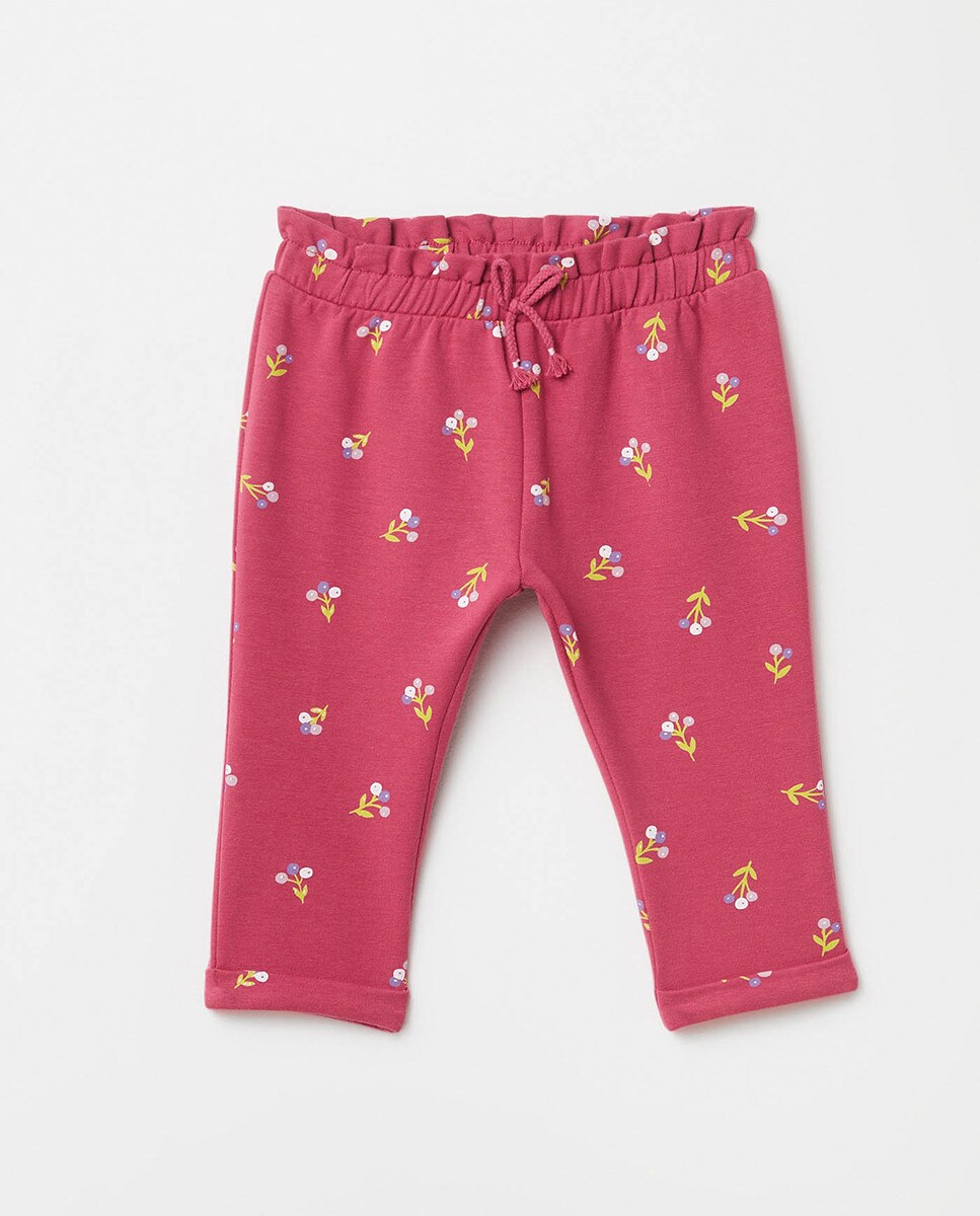 Pantalon aop fleurs