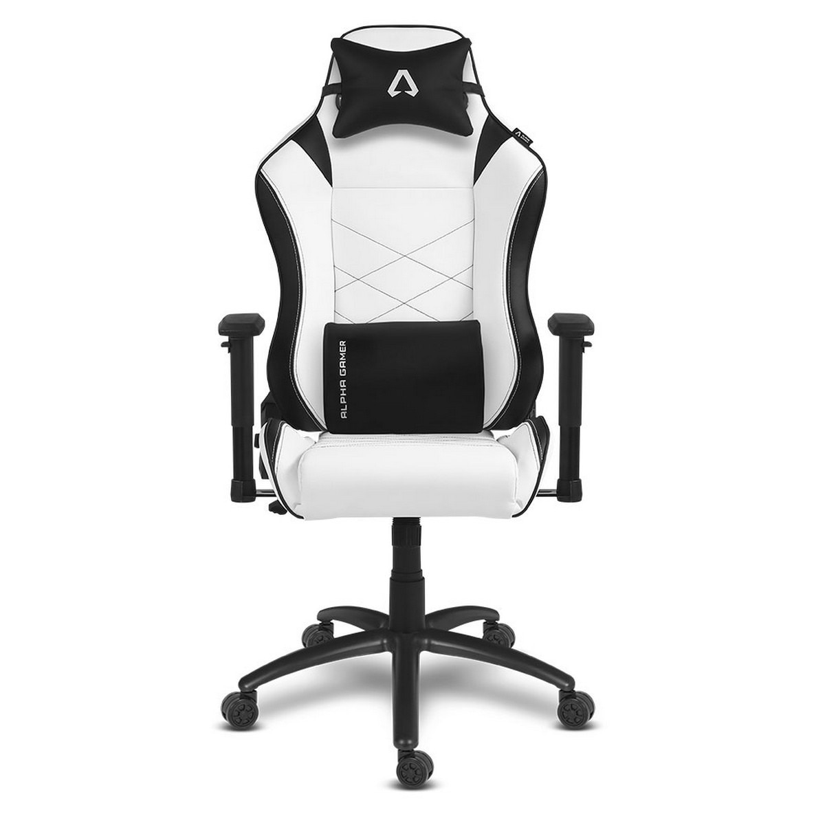 Cadeira Gaming Alpha Gamer Atena - Branco / Preto Branco/Preto-5