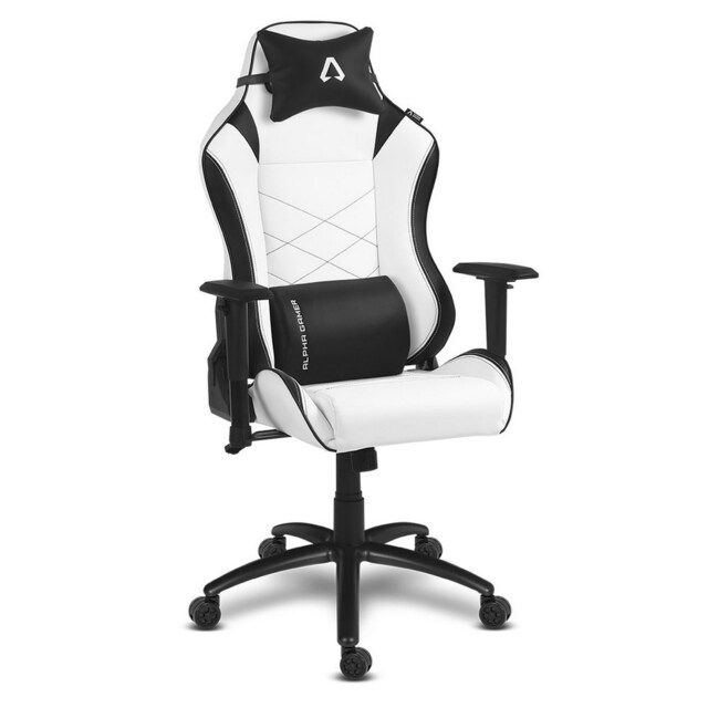 Imagem 0 de Cadeira Gaming Alpha Gamer Atena - Branco / Preto