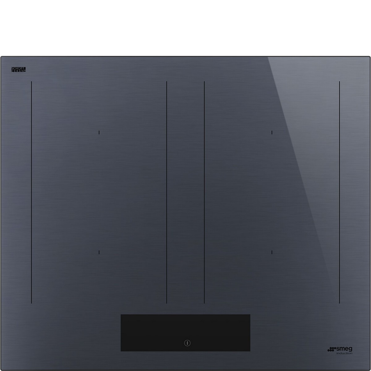 Imagem 0 de Placa de Indução Smeg Linea SIM1644DG Neptune Grey MultiZona de 4 Zonas e de 60 cm - Cinzento