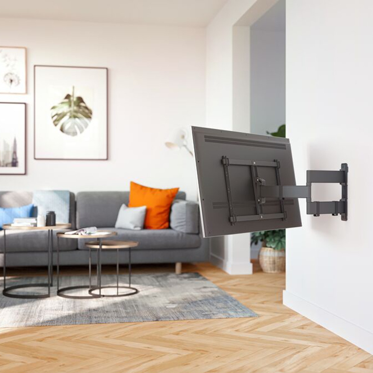 Soporte de pared Vogel's Full Motion+ COMFORT TVM 3845 para TV de 55" a 100" Negro-3