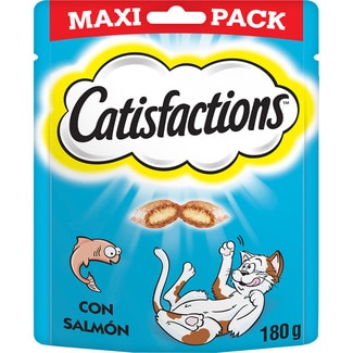 snacks para gatos rellenos de salmón envase 180 g - Catisfactions