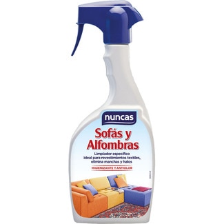 detergente antiolor higienizante para sofás y alfombras pistola 500 ml - Nuncas