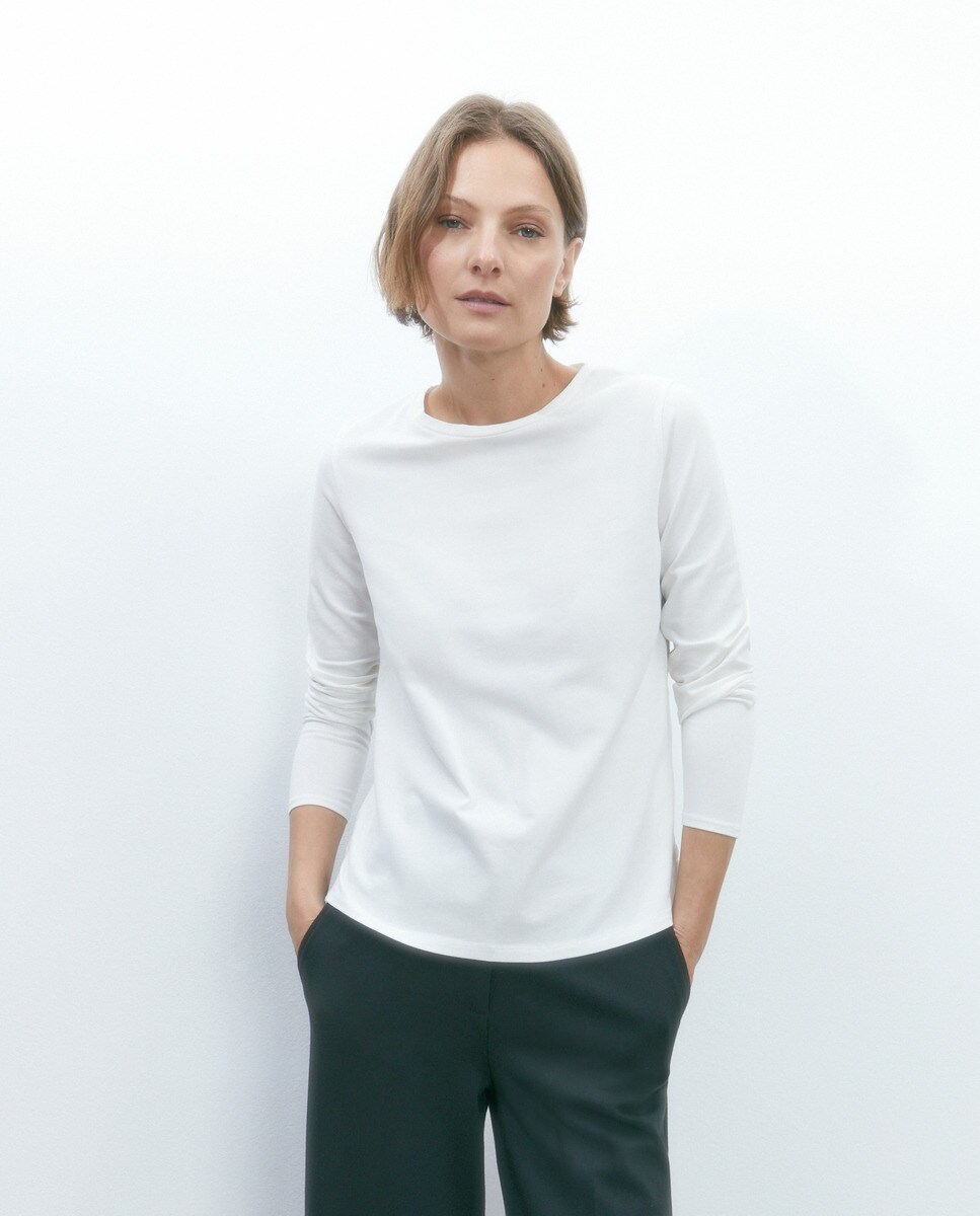 Tshirt basic à manches longues