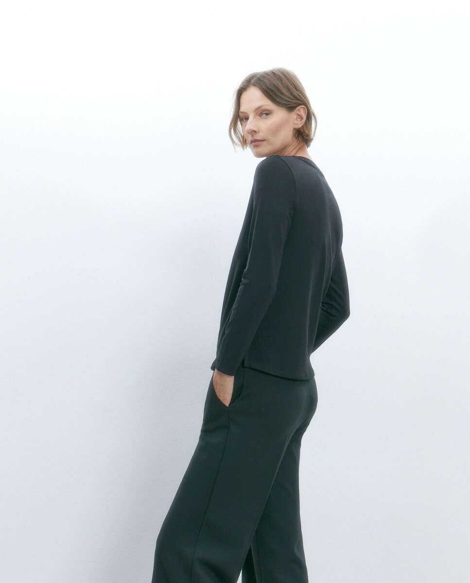 Tshirt basic à manches longues