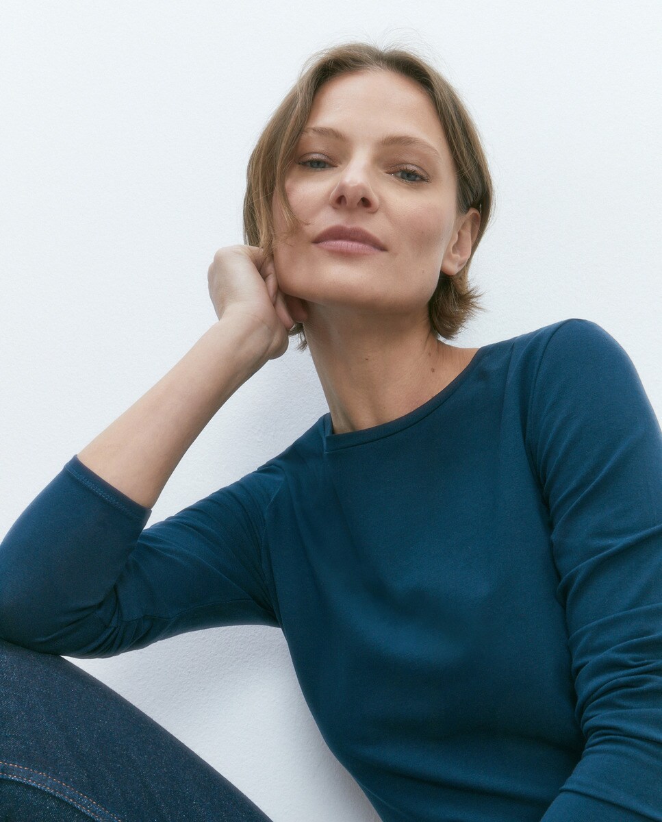 Tshirt basic à manches longues