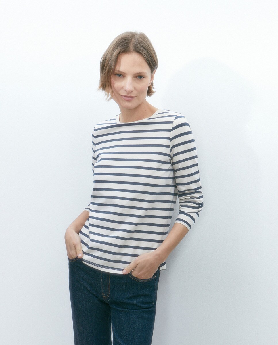 Tshirt manches longues à motif