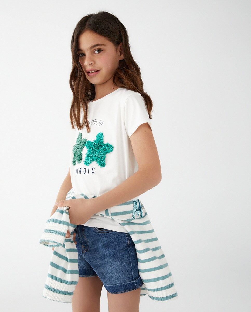 Tshirt manches courtes col rond