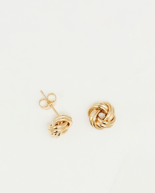 Imagen 0 de Pendientes  "Noeud" 8 mm Oro amarillo  375/1000