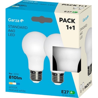 Lâmpada Led Standard E27 8,5W embalagem 2 unidades - Garza