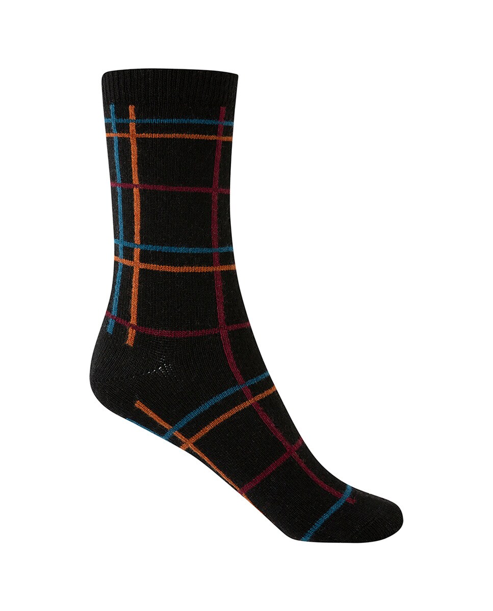 Chaussettes basses à carreaux