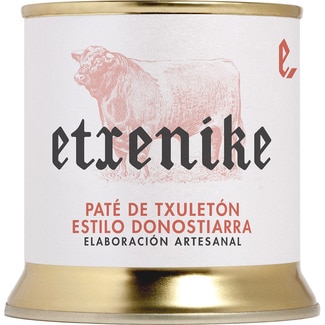 paté de txuletón estilo Donostiarra lata 200 g - Etxenike