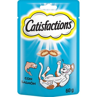snacks para gatos rellenos de salmón envase 60 g - Catisfactions