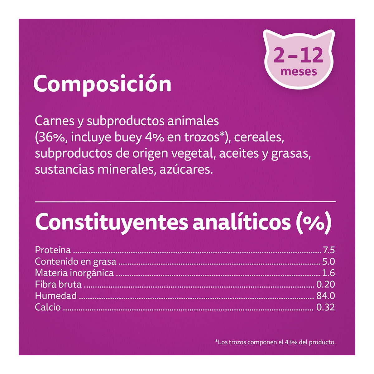 Comida húmeda para gatos Whiskas Junior Selección Carne 4 x 85 g 3