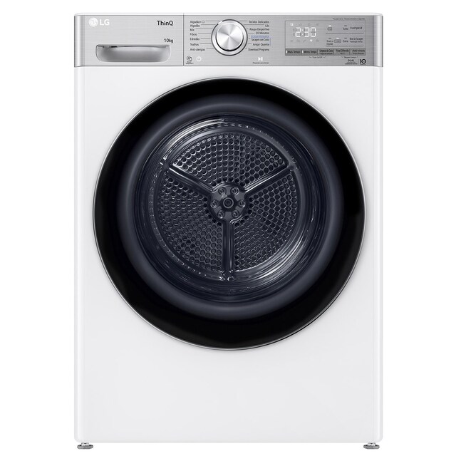 Imagem 0 de Máquina de Secar Roupa LG RH10V9AV2WR Condensação por Bomba de Calor e de 10 Kg - Branco
