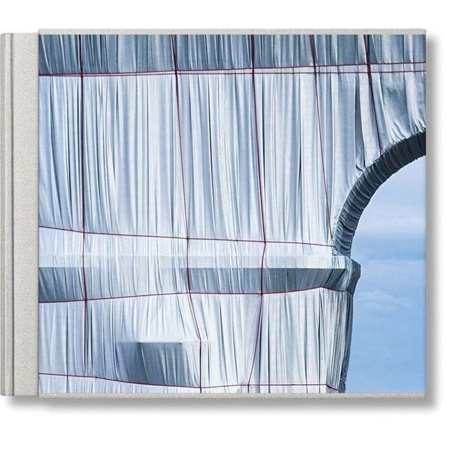 Christo and jeanne-claude.L'arc de triomphe, wrap 1