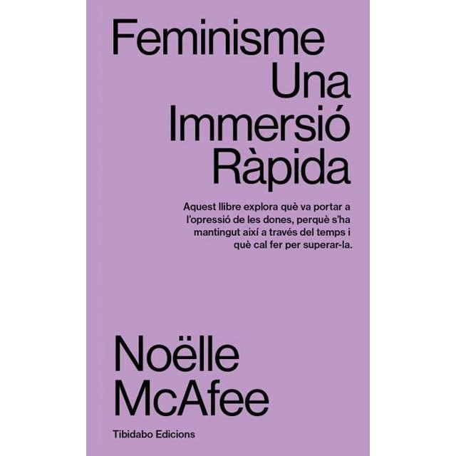 Feminisme: Una immersió ràpida (Capa mole com abas) 1